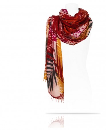 Палантин Женский W40-FEUILLE.D.ETE/ROSE